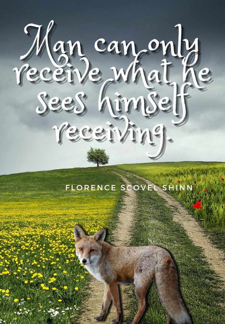 Quote by Florence Scovel Shinn, Printable Sized for Filofax and A5 Notebooks