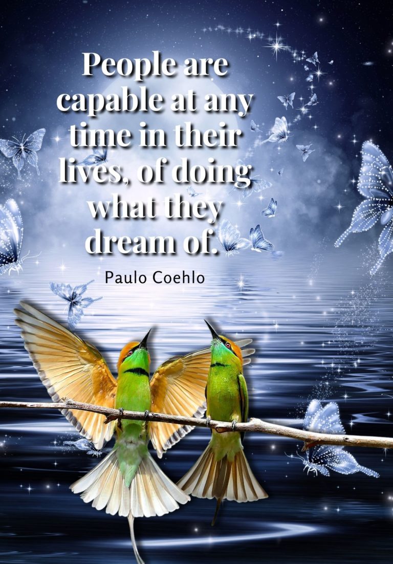 Paulo Coehlo Quote - Printable for Filofax and A5 Notebooks