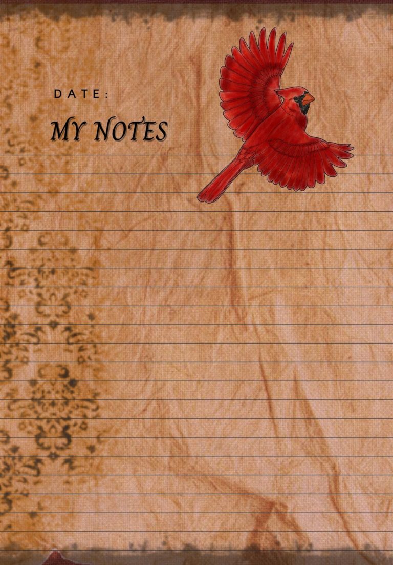 Printable Notepaper for A5 Notebooks and Filofax