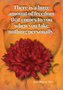 Free Printable Filofax A5 printable quote by Don Miguel Ruiz