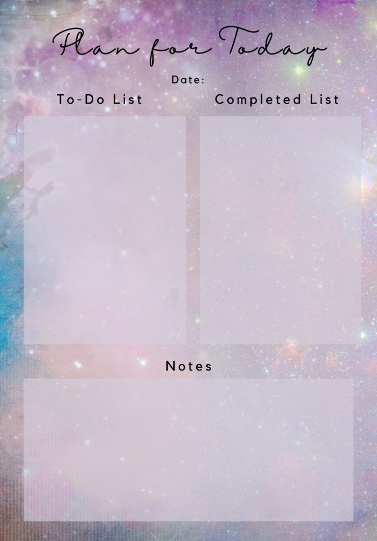 Free Printable Daily Planner Paper