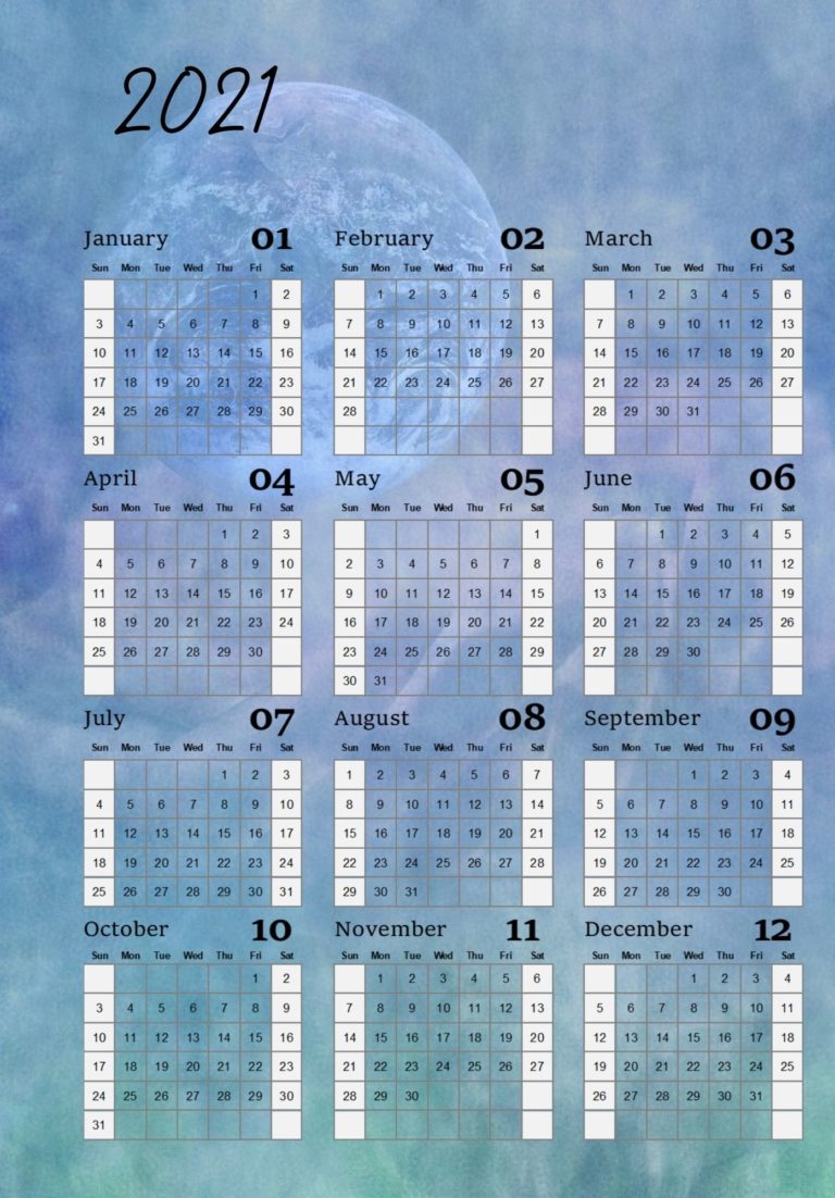 Free Printable Calendar Insert for Filofax or Goodnotes Notability